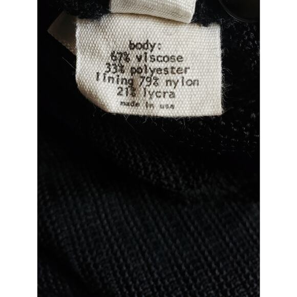 L'Agence Knit Halter Open Back Maxi Dress Black Size 6 - Picture 12 of 12